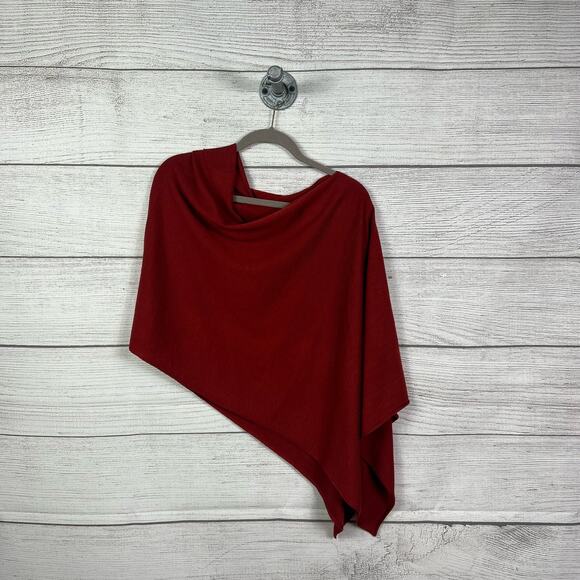 Kerisma Rust Orange Wool Blend Eden ll Poncho One Size - Picture 1 of 6